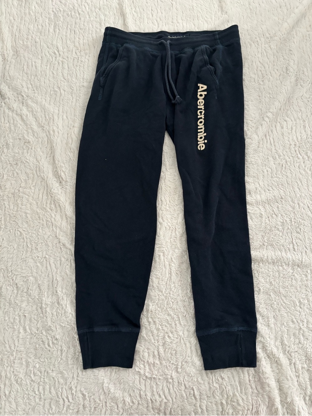 Abercrombie & Fitch Navy Blue Jogger Sweatpants